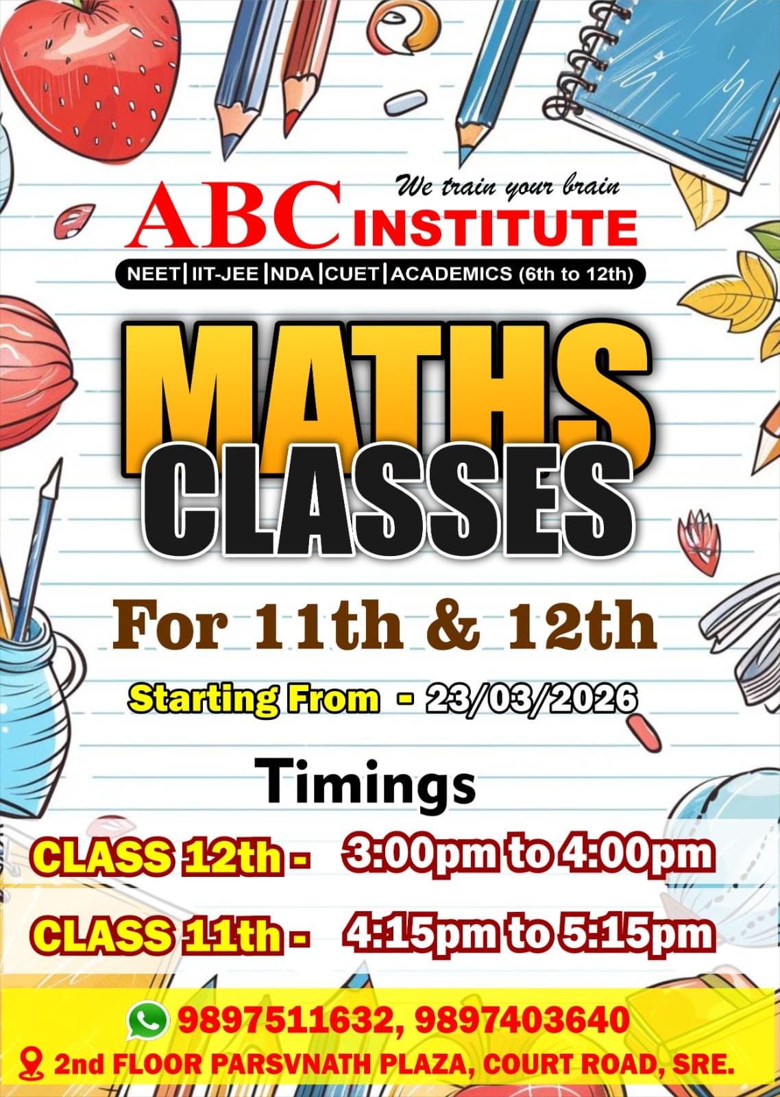 Class 11 + JEE glimpse 1